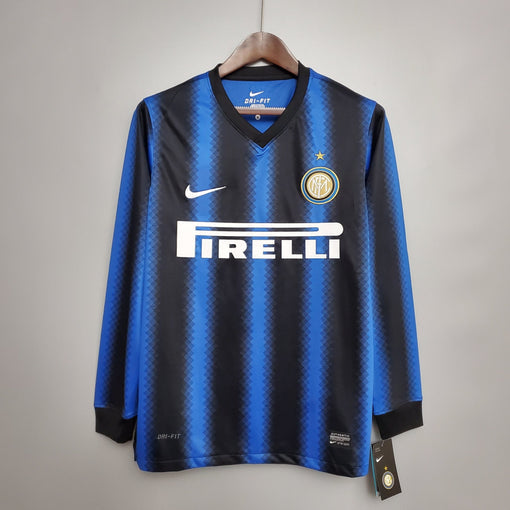 Camiseta Inter Milan 2009/10 Local Manga Larga