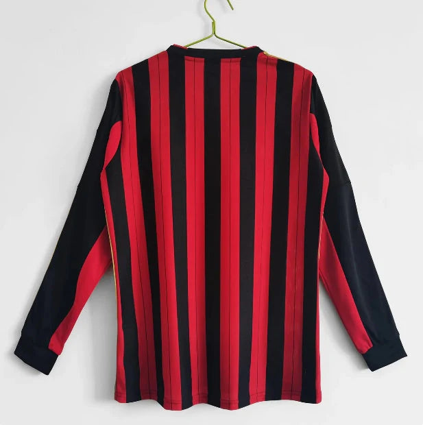 Camiseta Ac Milan 2013/14 Local Manga Larga
