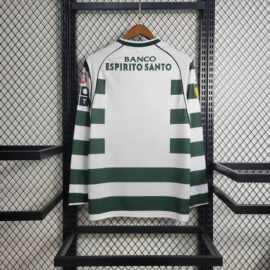 Camiseta Sporting Lisboa 2002/03 Local Manga Larga