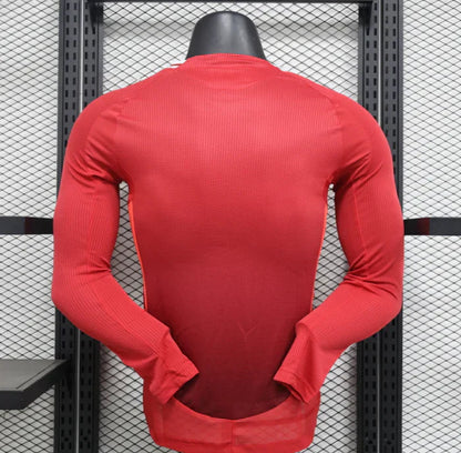 Camiseta Manchester United 2024/25 Local Manga Larga