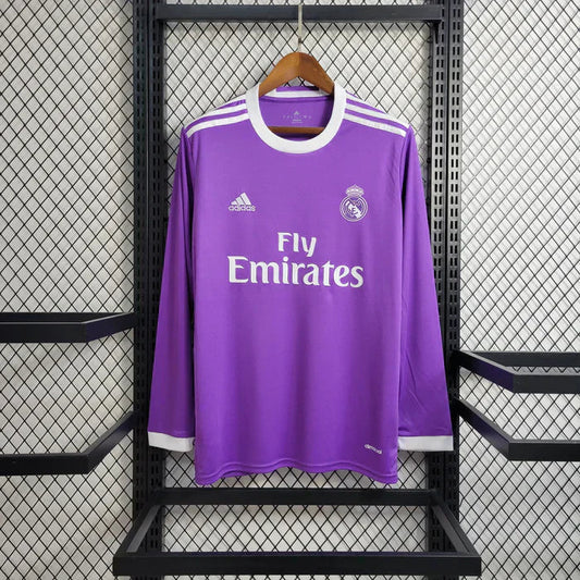 Camiseta Real Madrid 2016/17 Visitante Manga Larga