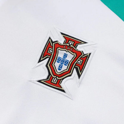 Chandal Portugal Blanco y Azul Turquesa