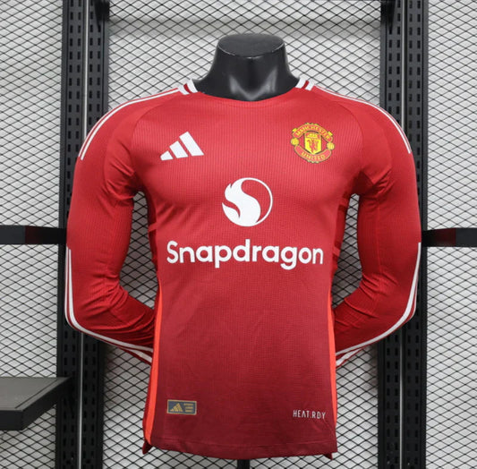 Camiseta Manchester United 2024/25 Local Manga Larga