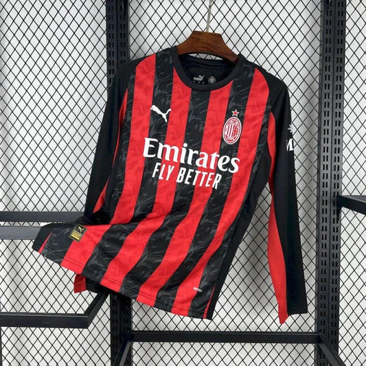 Camiseta Ac Milan 2025/26 Local Manga Larga