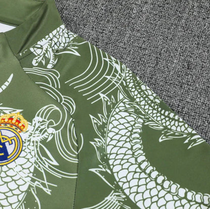 Chandal Real Madrid Dragones Verdes y Negros