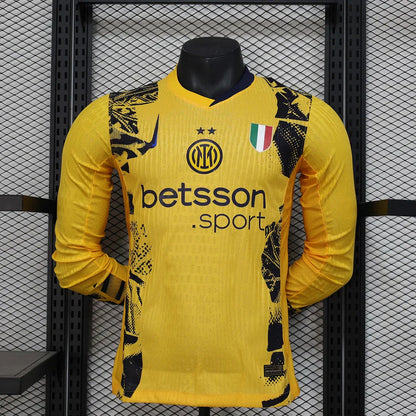 Camiseta Inter Milan 2024/25 Alternativa Manga Larga