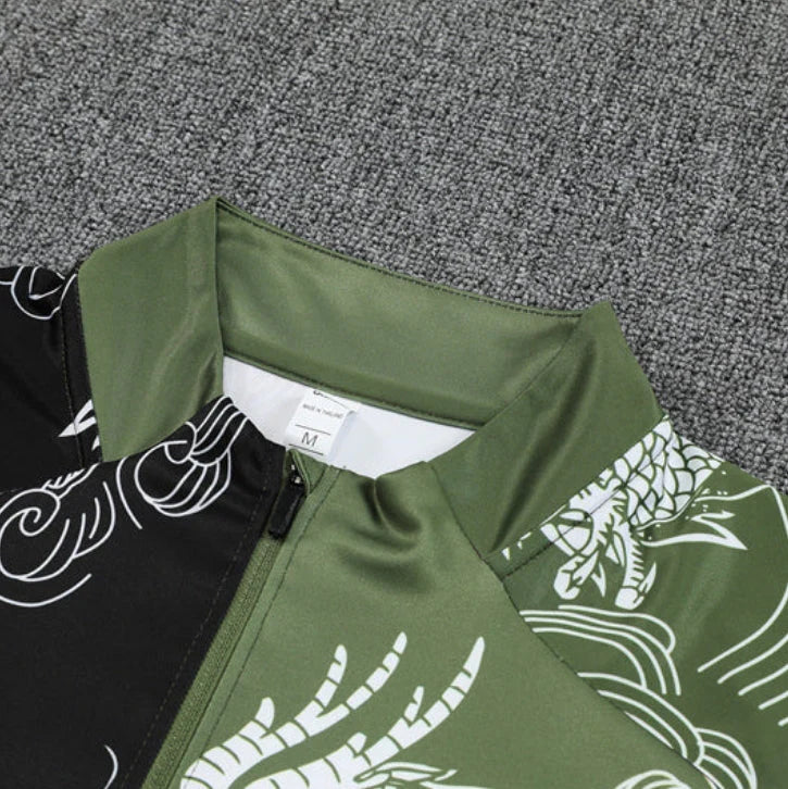 Chandal Real Madrid Dragones Verdes y Negros