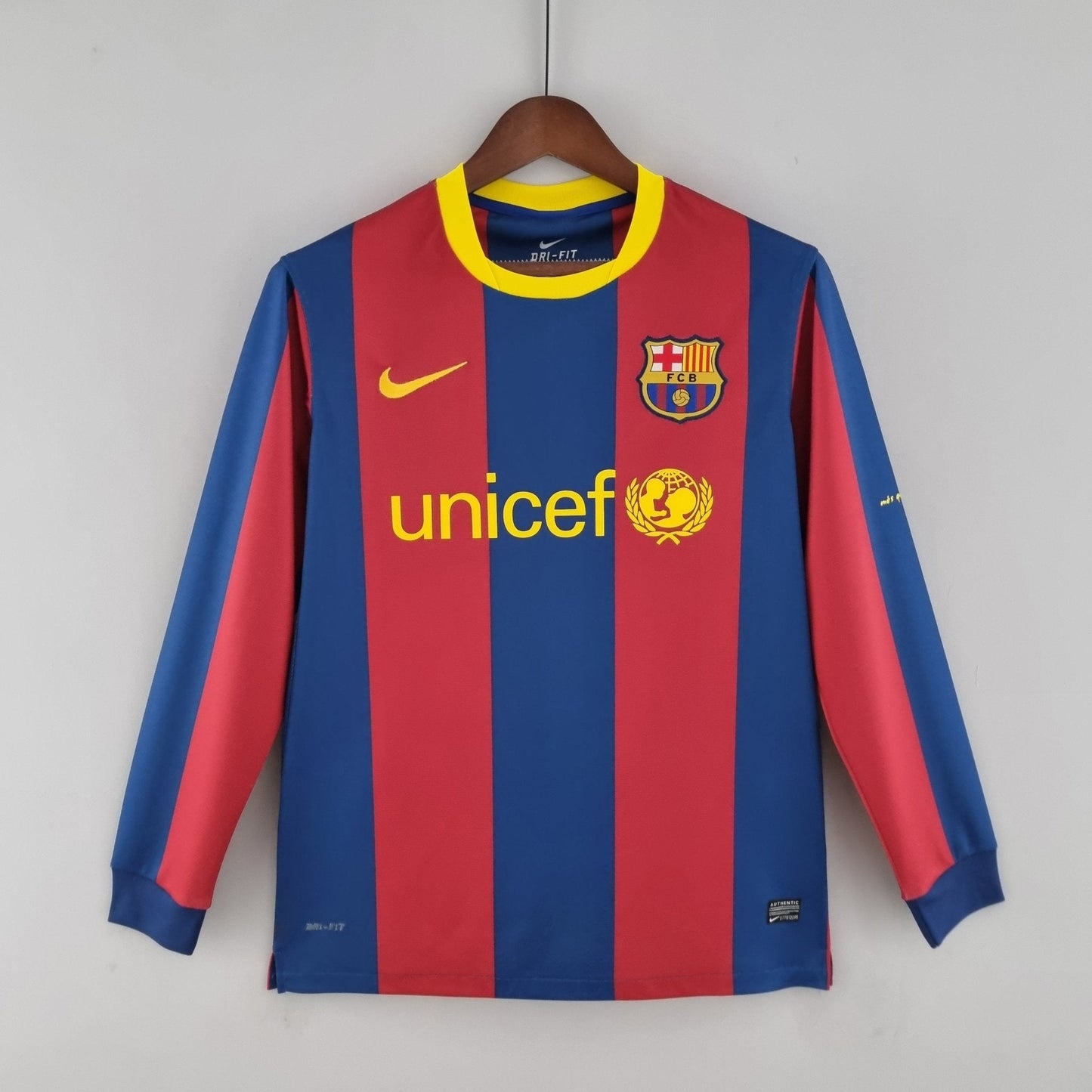 Camiseta FC Barcelona 2010/11 Local Manga Larga