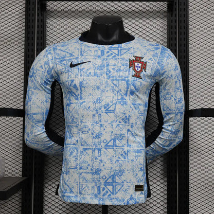 Camiseta Portugal 2025 Visitante Manga Larga