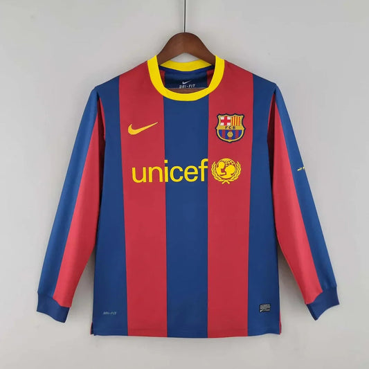Camiseta FC Barcelona 2010/11 Local Manga Larga
