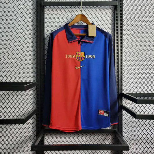 Camiseta FC Barcelona 100 Aniversario Local Manga Larga