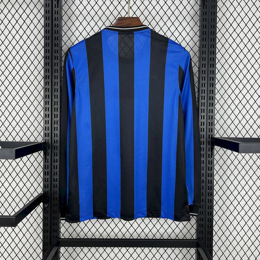 Camiseta Inter Milan 2009/10 Alternativa Manga Larga