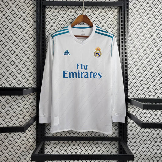 Camiseta Real Madrid 2017/18 Local Manga Larga