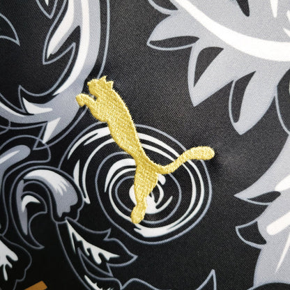 Camiseta Italia X Versace Negra Edicion Especial