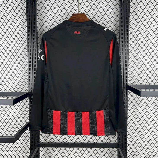 Camiseta Ac Milan 2025/26 Local Manga Larga