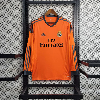 Camiseta Real Madrid 2013/14 Visitante Manga Larga