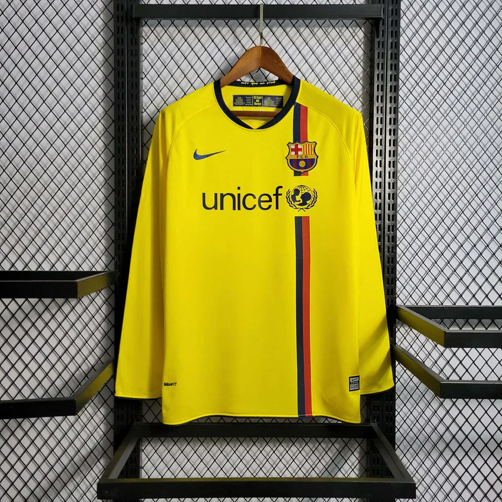 Camiseta FC Barcelona 2010/11 Visitante Manga Larga