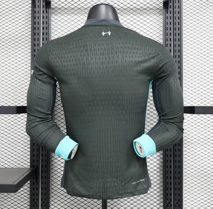 Camiseta Liverpool 2024/25 Visitante Manga Larga