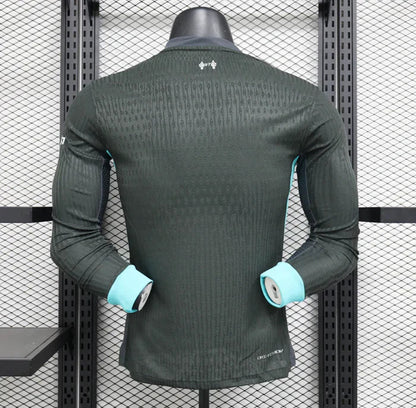 Camiseta Liverpool 2024/25 Visitante Manga Larga