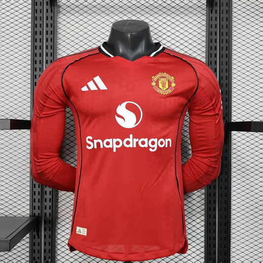 Camiseta Manchester United 2024/25 Local Manga Larga