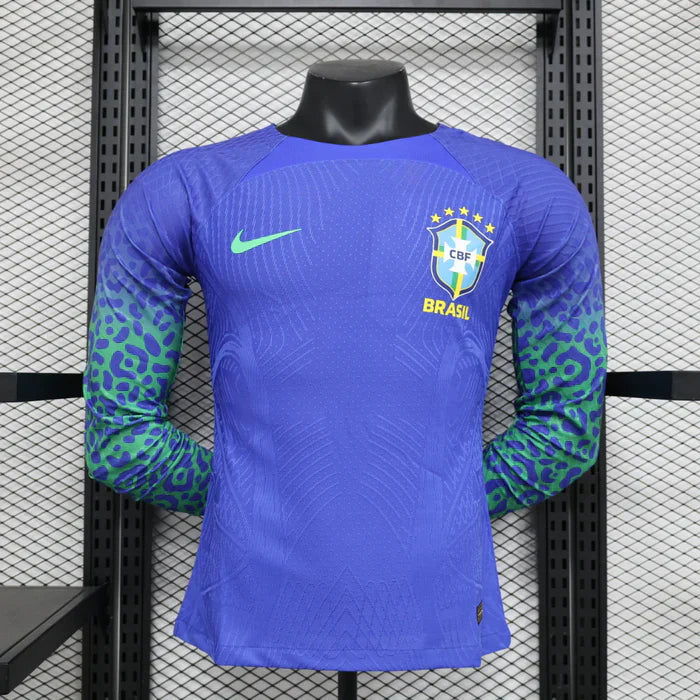 Camiseta Brasil 2025 Visitante Manga Larga