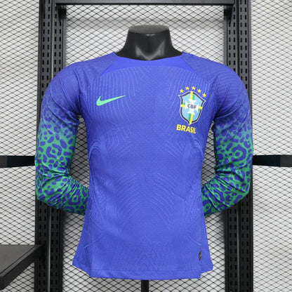 Camiseta Brasil 2025 Visitante Manga Larga