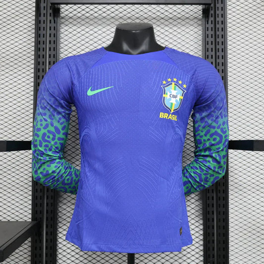 Camiseta Brasil 2025 Visitante Manga Larga