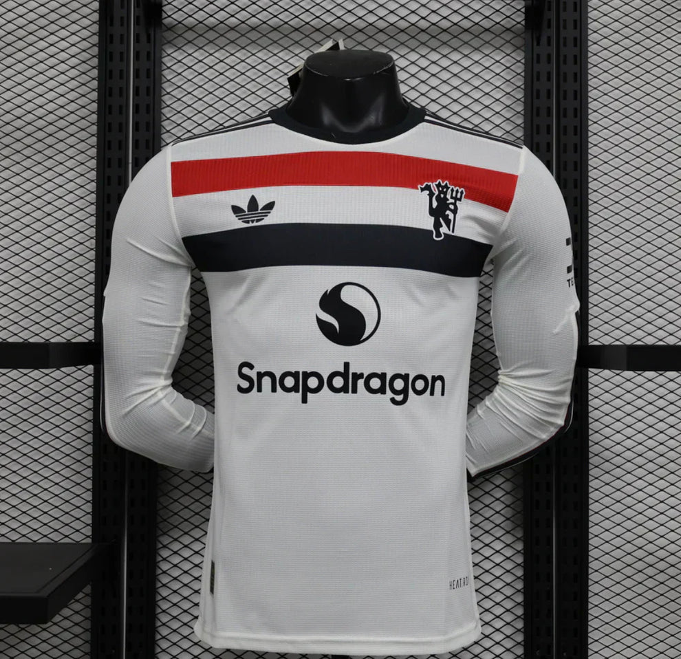 Camiseta Manchester United 2024/25 Visitante Manga Larga