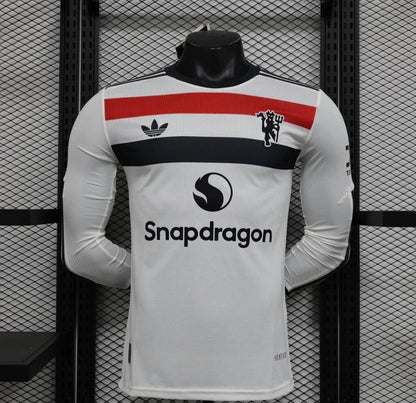 Camiseta Manchester United 2024/25 Visitante Manga Larga