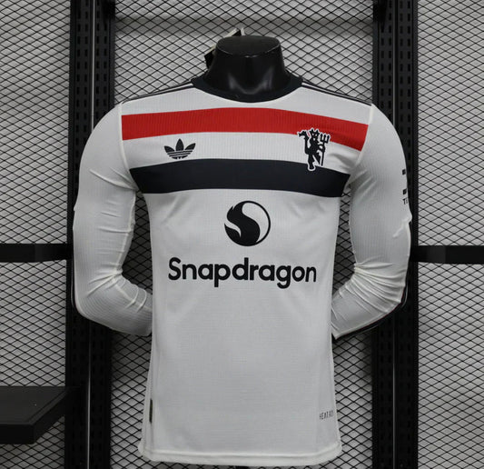 Camiseta Manchester United 2024/25 Visitante Manga Larga