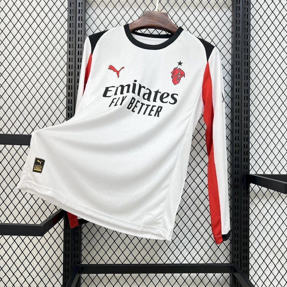 Camiseta Ac Milan 2025/26 Visitante Manga Larga