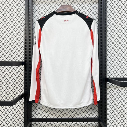 Camiseta Ac Milan 2025/26 Visitante Manga Larga