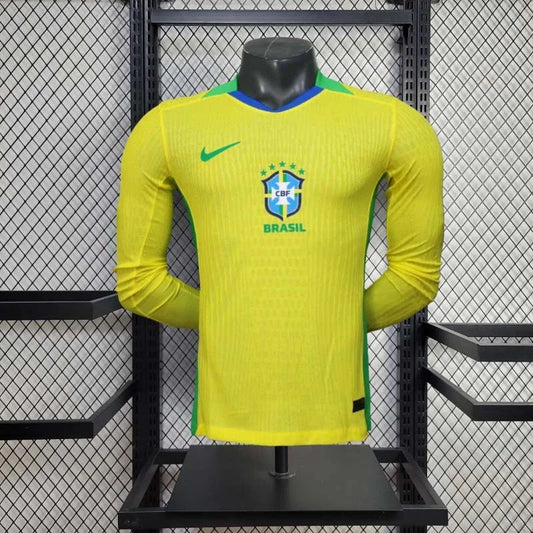 Camiseta Brasil 2026 Local Manga Larga
