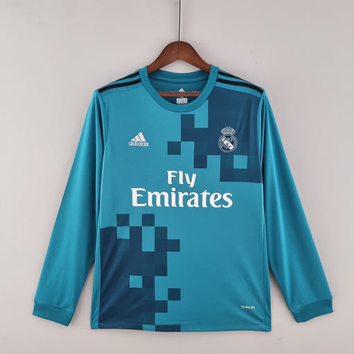 Camiseta Real Madrid 2017/18 Visitante Manga Larga