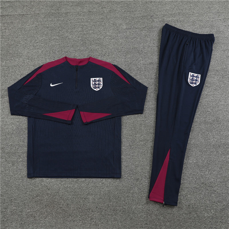 Chandal Inglaterra Negro y Rojo