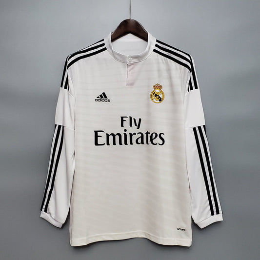 Camiseta Real Madrid 2014/15 Local Manga Larga
