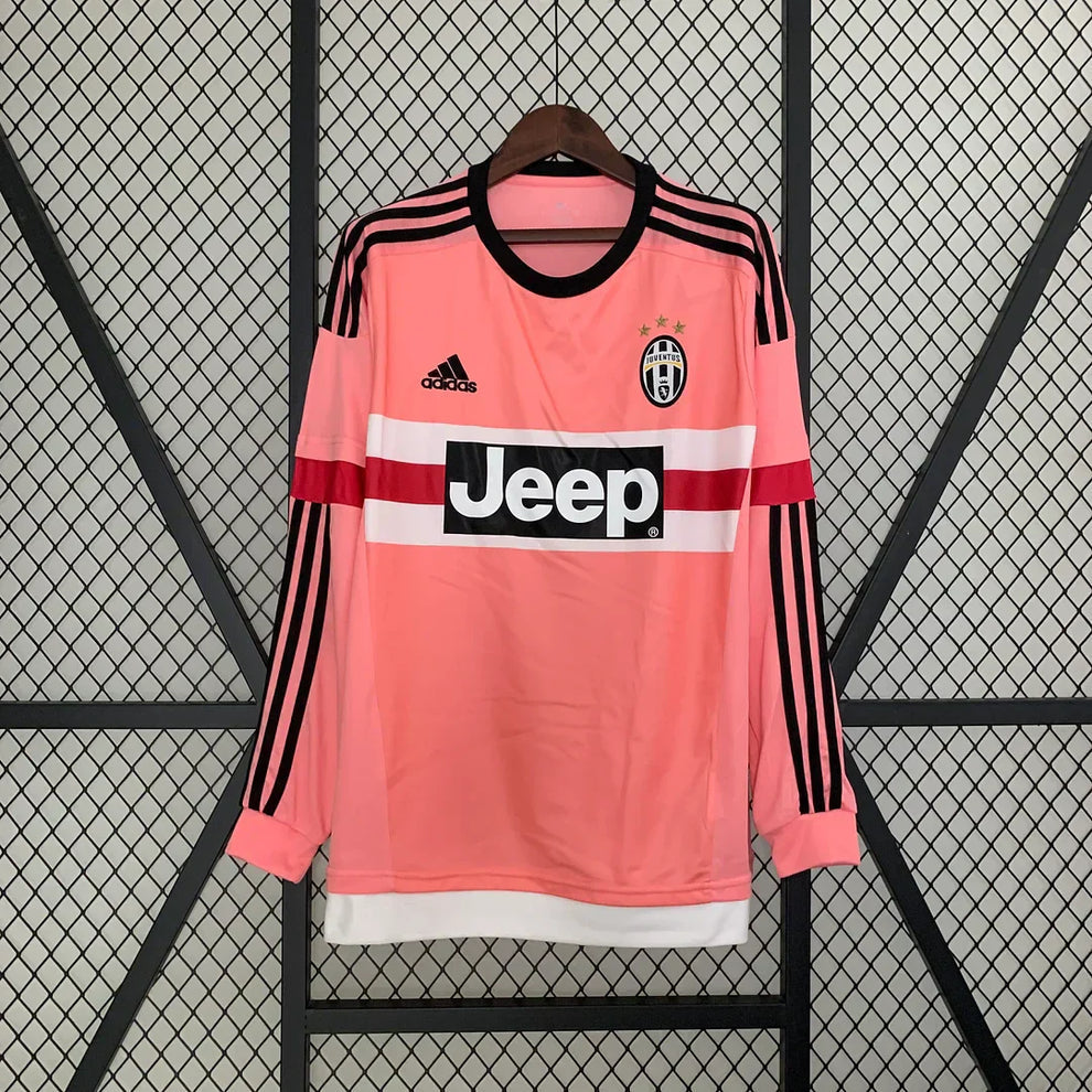 Camiseta Juventus 2015/16 Visitante Manga Larga