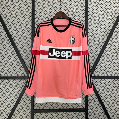 Camiseta Juventus 2015/16 Visitante Manga Larga