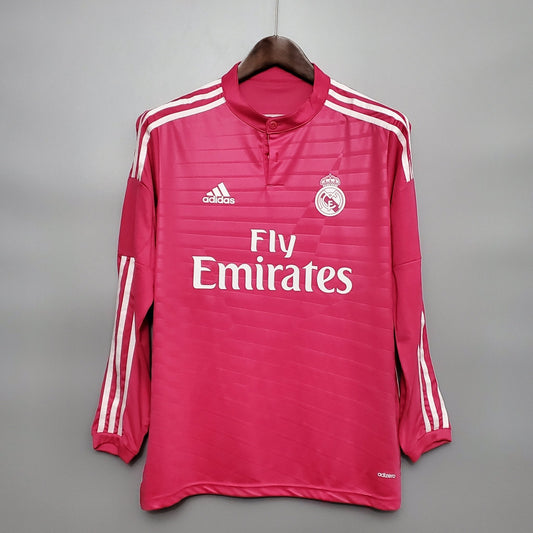 Camiseta Real Madrid 2013/14 Visitante Manga Larga