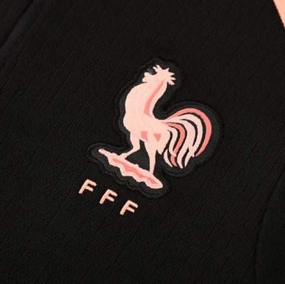 Chandal Francia Negro y Rosa