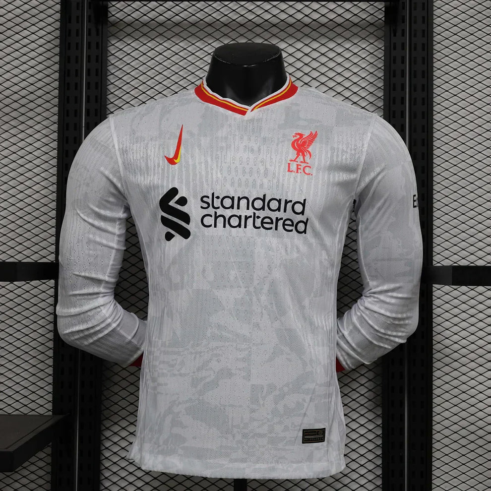 Camiseta Liverpool 2024/25 Visitante Manga Larga