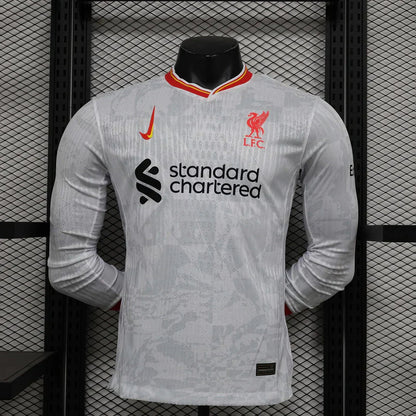 Camiseta Liverpool 2024/25 Visitante Manga Larga