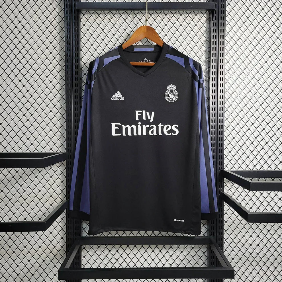 Camiseta Real Madrid 2015/16 Visitante Manga Larga