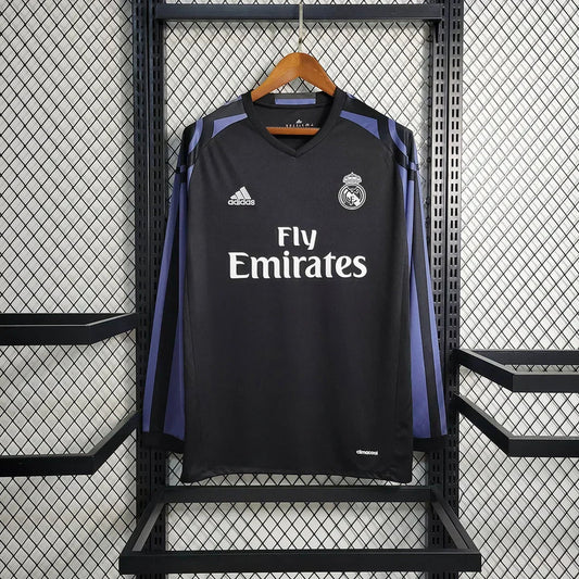 Camiseta Real Madrid 2015/16 Visitante Manga Larga