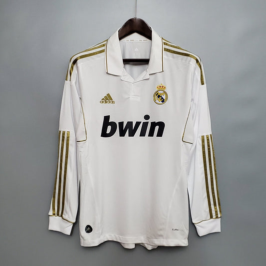 Camiseta Real Madrid 2010/11 Local Manga Larga
