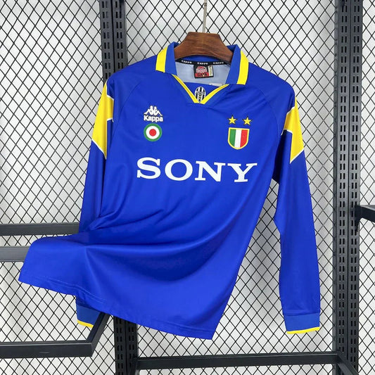 Camiseta Juventus 1995/96 Visitante Manga Larga