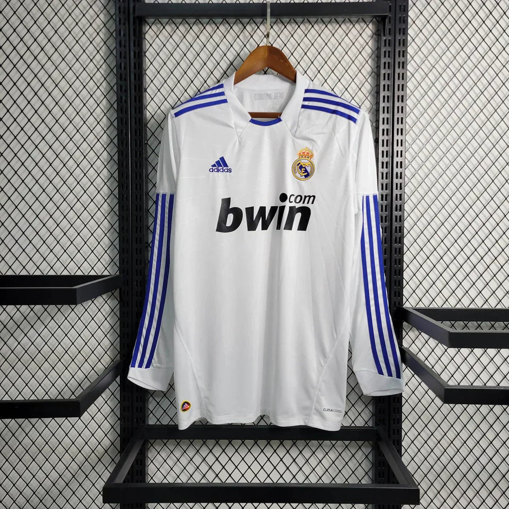 Camiseta Real Madrid 2010/11 Local Manga Larga