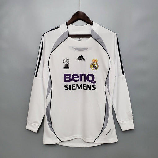 Camiseta Real Madrid 2006/07 Local Manga Larga