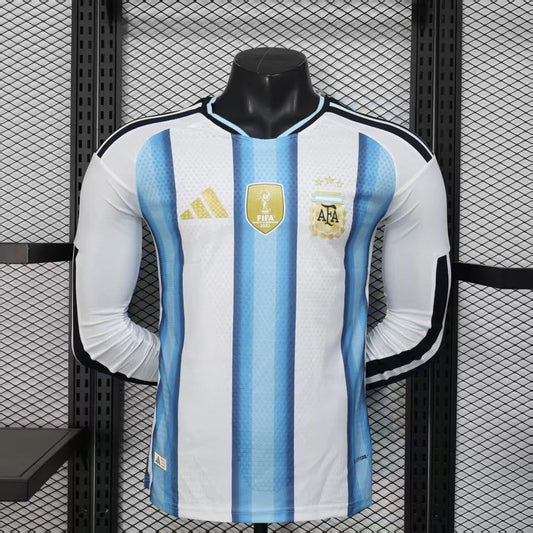 Camiseta Argentina 2025 Local Manga Larga