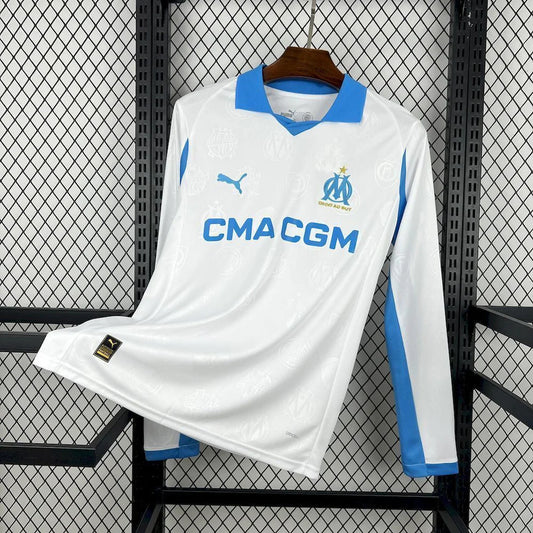 Camiseta Olymipique de Marsella 2025/26 Local Manga Larga